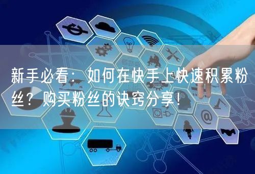 新手必看：如何在快手上快速积累粉丝？购买粉丝的诀窍分享！