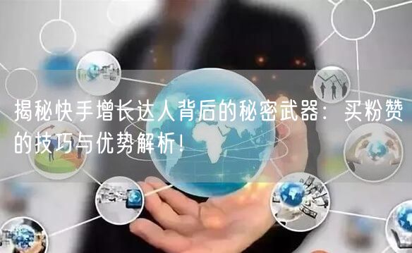 揭秘快手增长达人背后的秘密武器：买粉赞的技巧与优势解析！