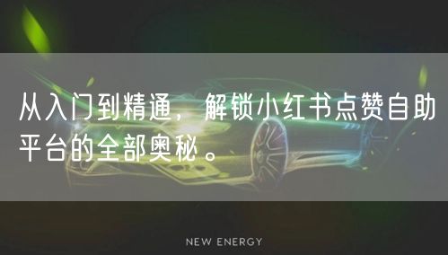 从入门到精通，解锁小红书点赞自助平台的全部奥秘。