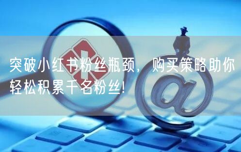 突破小红书粉丝瓶颈，购买策略助你轻松积累