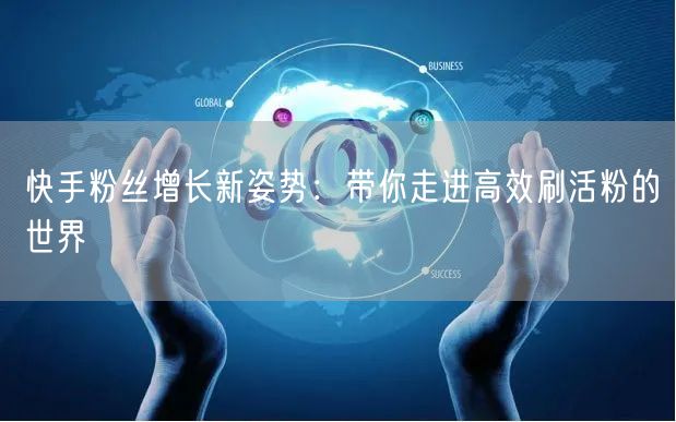 快手粉丝增长新姿势：带你走进高效刷活粉的世界