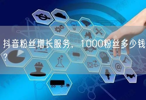 抖音粉丝增长服务，1000粉丝多少钱？