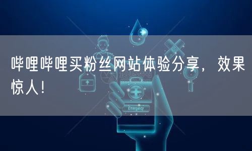 哔哩哔哩买粉丝网站体验分享，效果惊人！