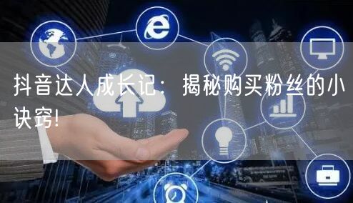 抖音达人成长记：揭秘购买粉丝的小诀窍!