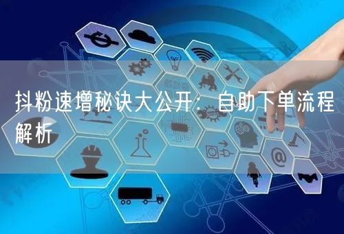抖粉速增秘诀大公开：自助下单流程解析